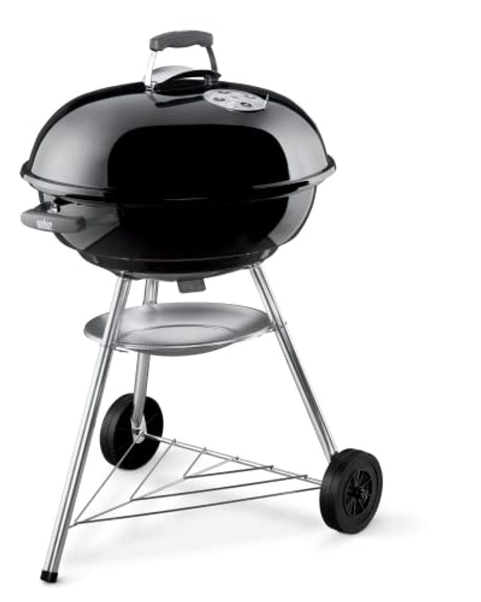 Weber Jumbo Joe Premium Charcoal Grill, 22Inch, Black  Portable Outdoor Bbq Grill With Durable Plated Steel Grates, PorcelainEnameled Bowl & Precision Airflow Control - Image 4