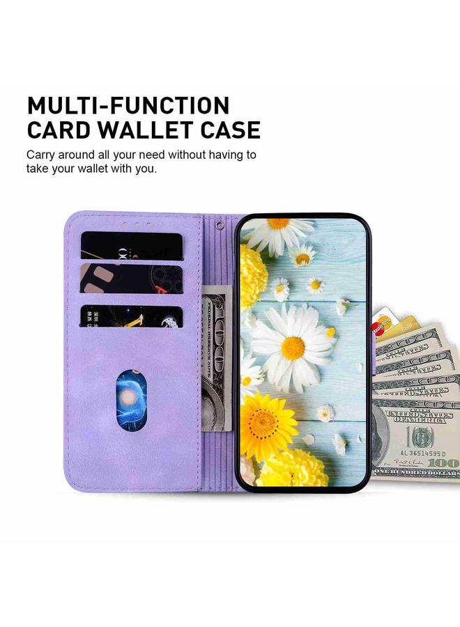 erorex Case For Tecno Pova 2 Lily Embossed Leather Phone Case  - Image 4