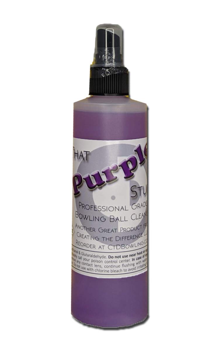 Creating the Difference That Purple Stuff Professional Grade Bowling Ball Cleaner | USBC Approved | Removes Dirt & Oil | Restores Tackiness and Performance (8 oz Spray) - Image 1