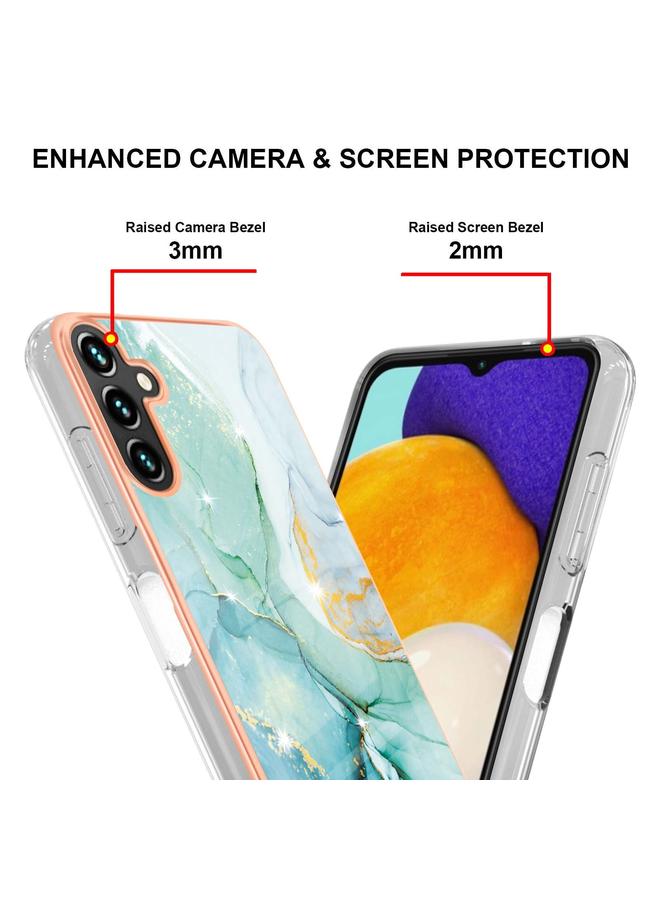 S-TOP Case For Samsung Galaxy A34 5G Electroplating Marble IMD TPU Phone Case - Image 4