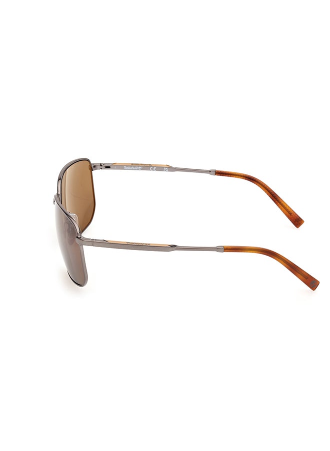 Timberland Men's Polarized Rectangular Sunglasses - TB0001006H61 - Lens Size: 61 Mm - Image 2