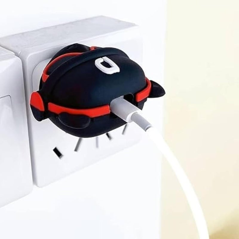 SKYCELL Charger Case Cover with Full Cable Protector 3D Cute Pattern Compatible for iPhone Charger Only 18W & 20W iPhone 16,iPhone 13,iPhone 15,iPhone 14 (Bull Dog Black) - Image 4