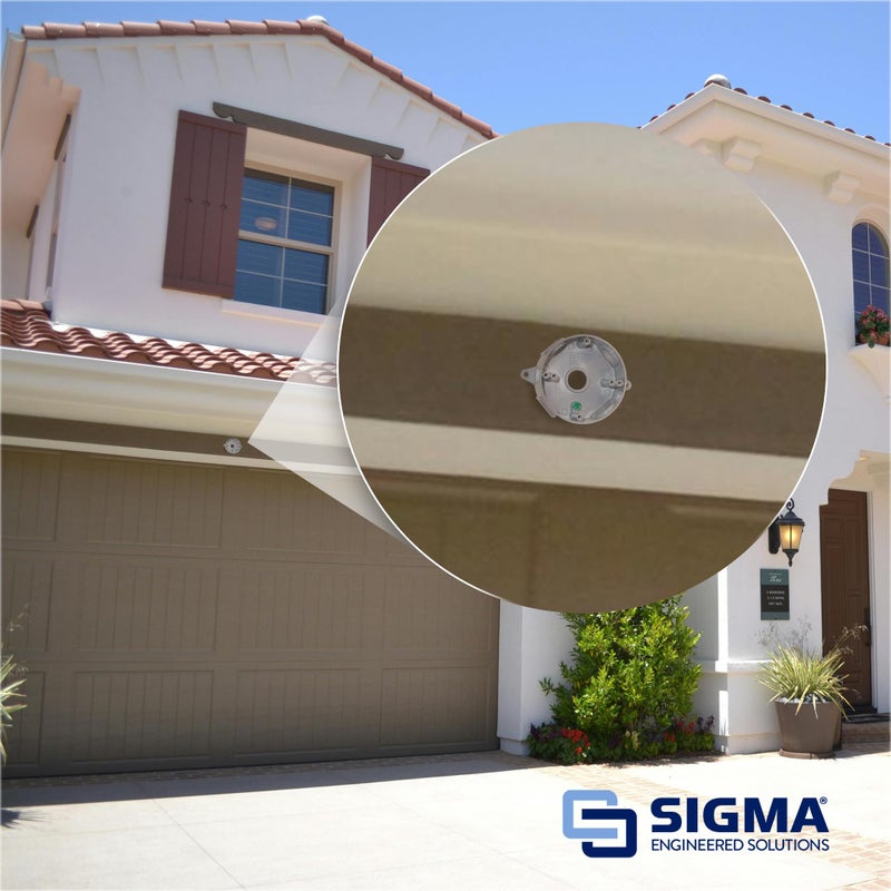 Sigma Electric Gray Sigma Engineered Solutions 143854 1/2-Inch 5 Hole Round Box No Size - Image 3