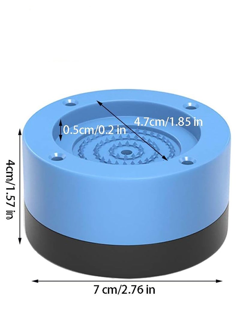 موثوقية التنبؤ وسادات أقدام غسالة مانعة للانزلاق ومقاومة للصدمات، وسادات مضادة للاهتزاز وإلغاء الضوضاء، قابلة لتعديل الارتفاع للغسالة، والمجفف، والثلاجة، والأثاث - Image 5
