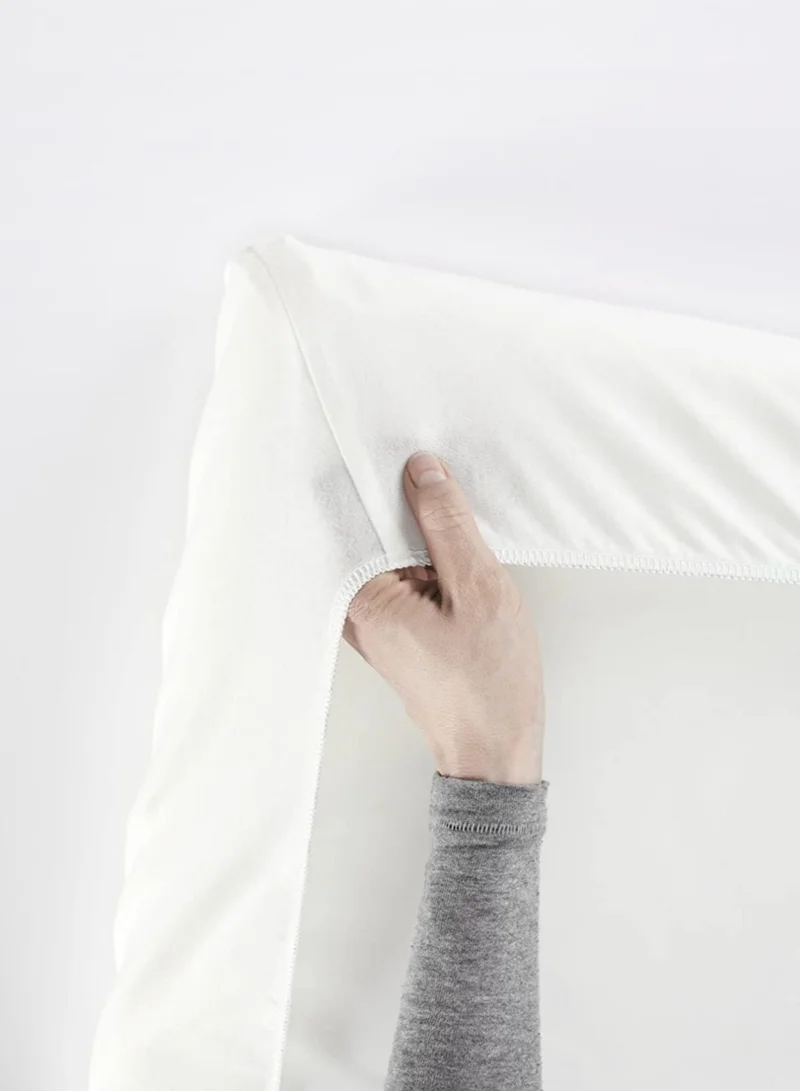 BABYBJORN Fitted Sheet For Travel Crib Lightorganic White