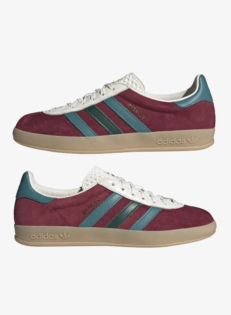 adidas Originals Burgundy Gazelle Indoor Burgundy Originals Shoes for Men | Best Price UAE