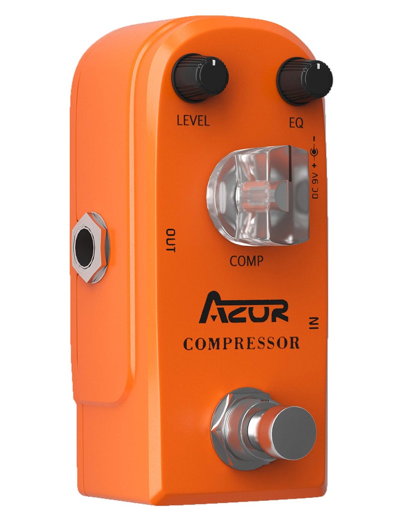 AZOR Compressor Guitar Effect Pedal Ultimate Comp Pedal Compression Effect Pure Analog for Electric Guitar and Bass True Bypass - Image 4