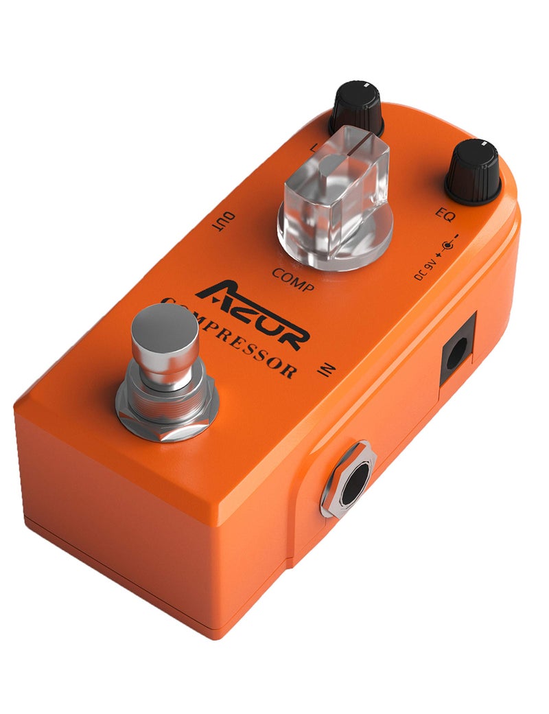 AZOR Compressor Guitar Effect Pedal Ultimate Comp Pedal Compression Effect Pure Analog for Electric Guitar and Bass True Bypass - Image 5