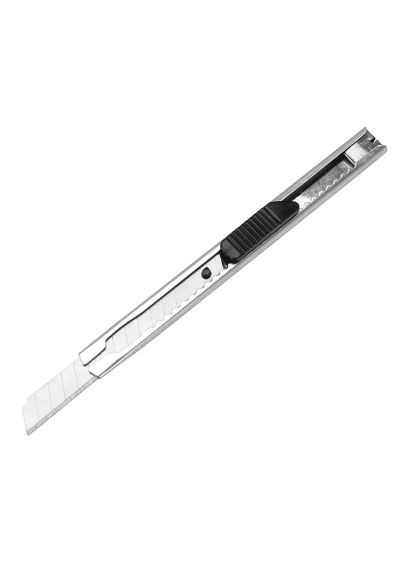 KSEIBI Snap Off Aluminium Utility Knife, Heavy Duty 9mm Utility Knife Box Cutter, SK5 Blade Material, Knife for Art, Craft, Hobby, Home, Office, Workstation, Carton, Cardboard and Box.  - Image 1