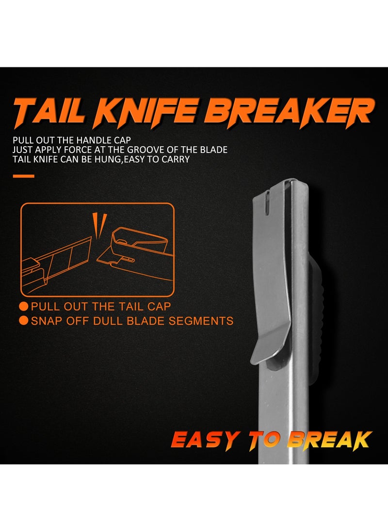 KSEIBI Snap Off Aluminium Utility Knife, Heavy Duty 9mm Utility Knife Box Cutter, SK5 Blade Material, Knife for Art, Craft, Hobby, Home, Office, Workstation, Carton, Cardboard and Box.  - Image 5