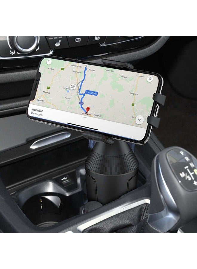 WIzGear Cup Holder Phone Mount, Car Cup Holder Phone Mount Adjustable Automobile Cup Holder Smart Phone Cradle Car Mount - Image 3