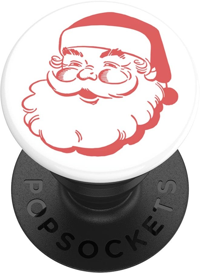PopSockets PopGrip - Expanding Stand and Grip with Swappable Top - Santa - Image 1