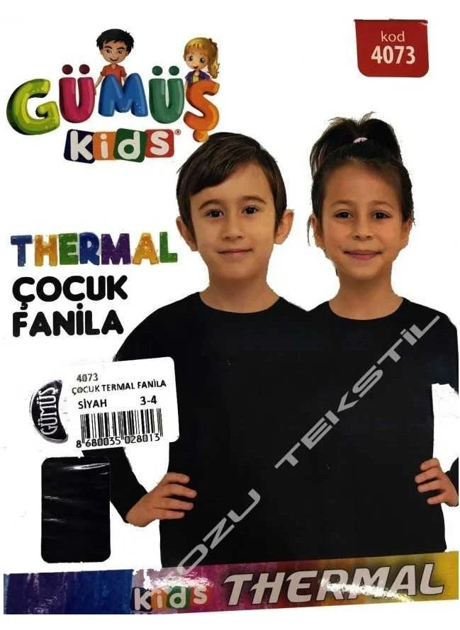 Gümüş Silver Boy Thermal Undershirt 4073 - 2 Pieces
