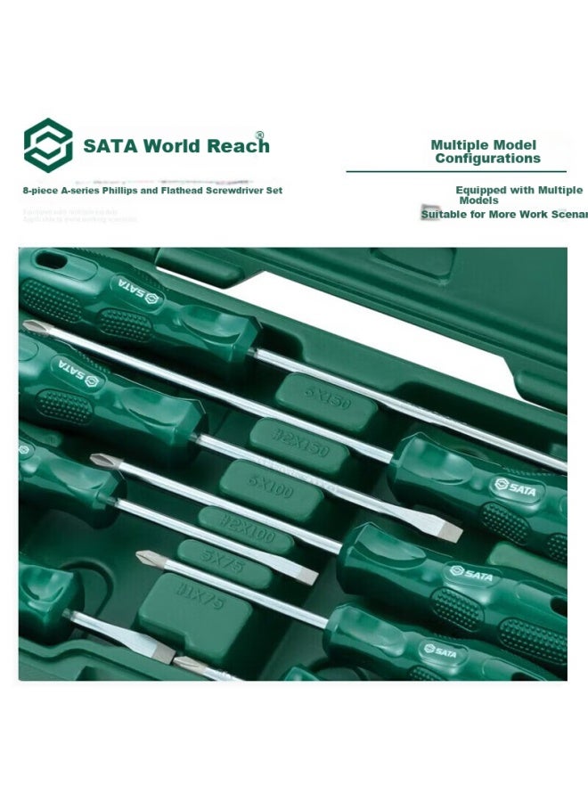 Sata 8-piece A Series Phillips Screwdriver Set - Image 4