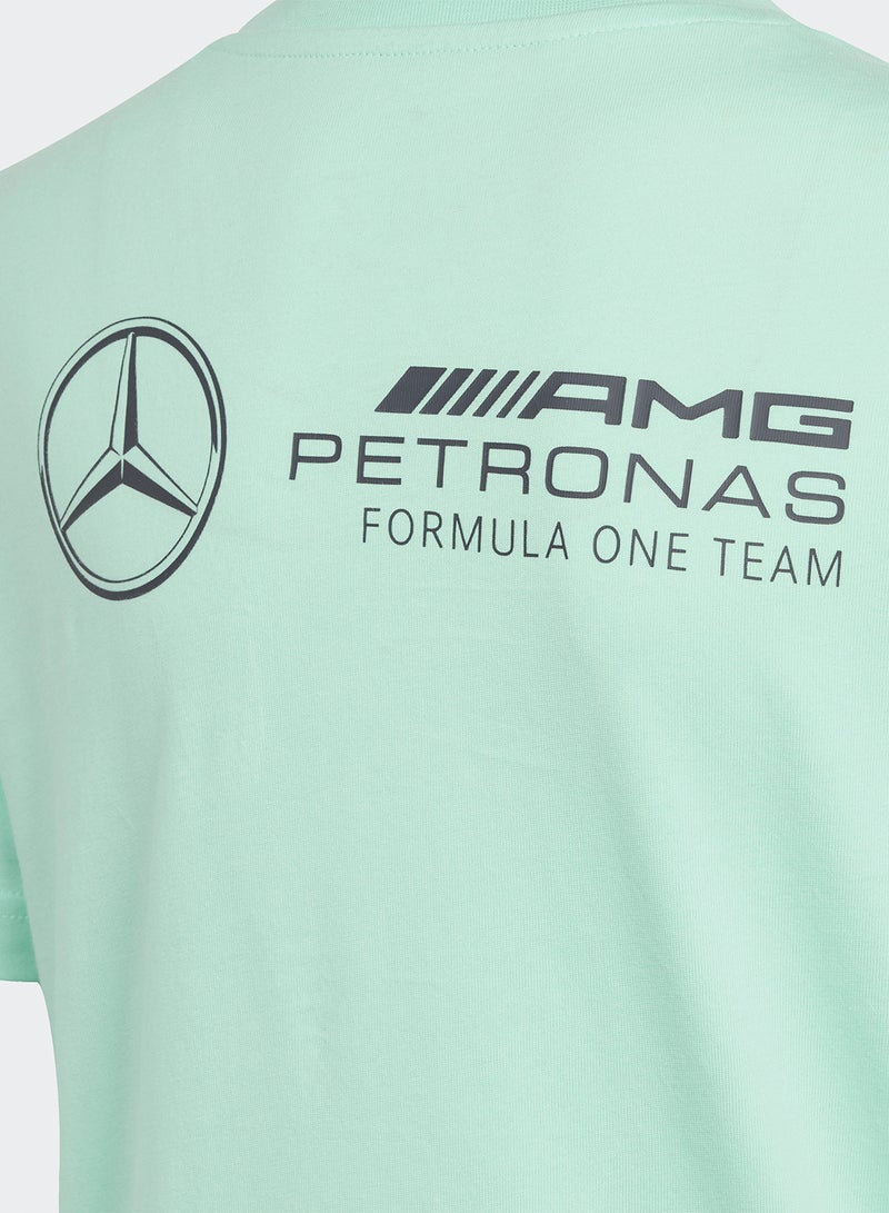 Adidas Kids Mercedes Woven Graphic T-Shirt - Image 4