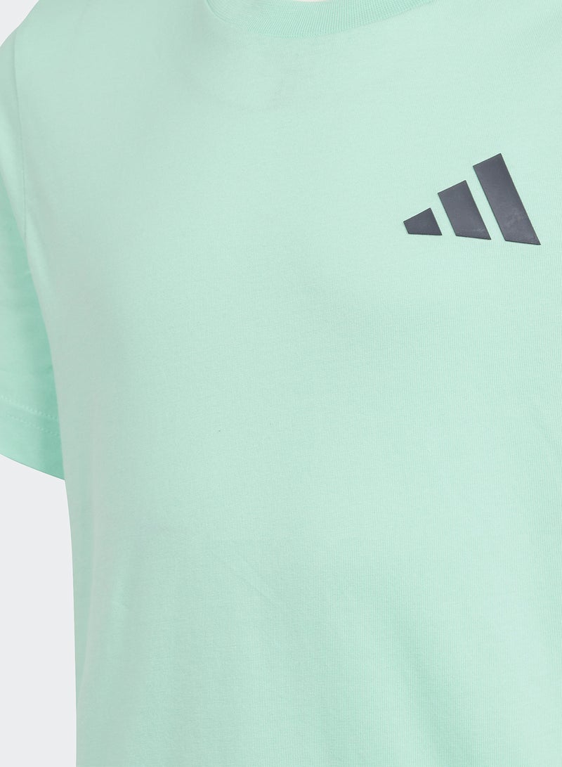 Adidas Kids Mercedes Woven Graphic T-Shirt - Image 3