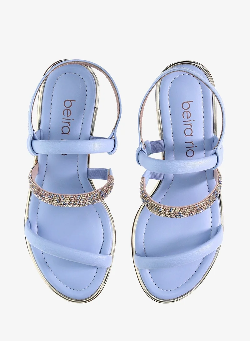 Beira Rio Jeans Women’s Slip-On Sandals – Comfortable Casual Footwear for Girls & Women for Women | Best Price UAE