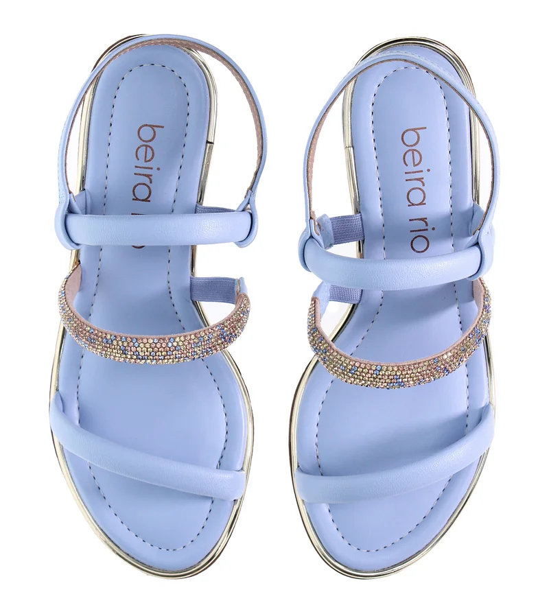 Beira Rio Jeans Women’s Slip-On Sandals – Comfortable Casual Footwear for Girls & Women for Women | Best Price UAE