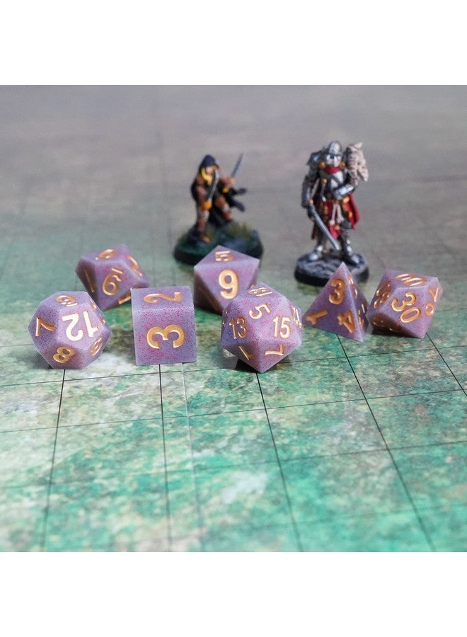 Metallic Dice Games Dice Games 16Mm Sharp Edge Silicone Rubber Poly Dnd Dice Set: Volcanic Soot Role Playing Game Dice For Dungeons And Dragons - Image 5