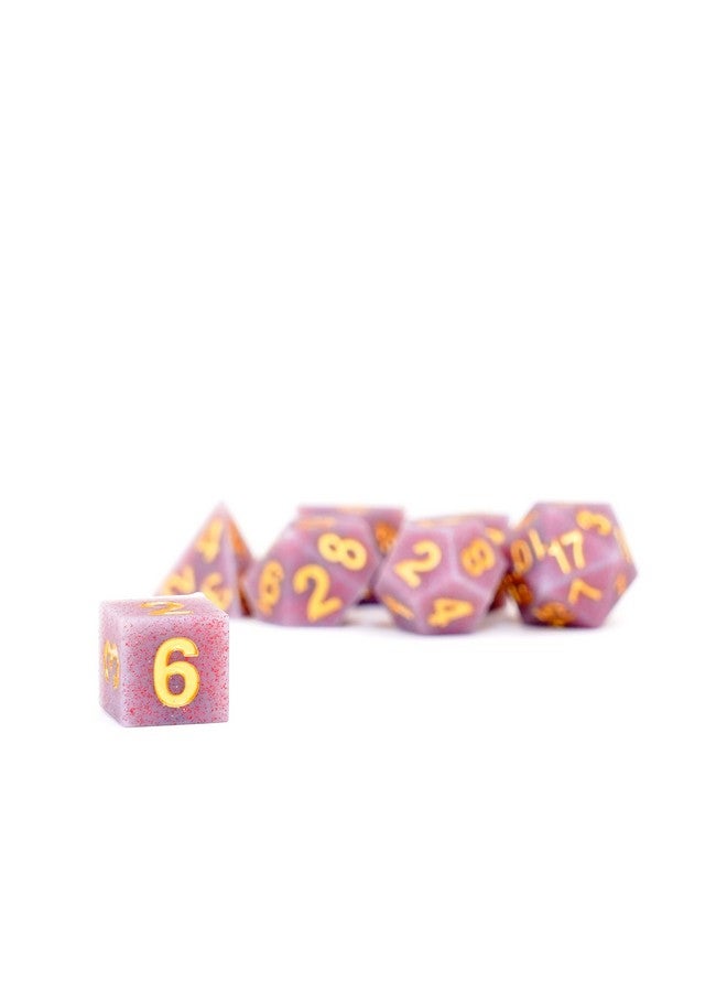 Metallic Dice Games Dice Games 16Mm Sharp Edge Silicone Rubber Poly Dnd Dice Set: Volcanic Soot Role Playing Game Dice For Dungeons And Dragons - Image 3