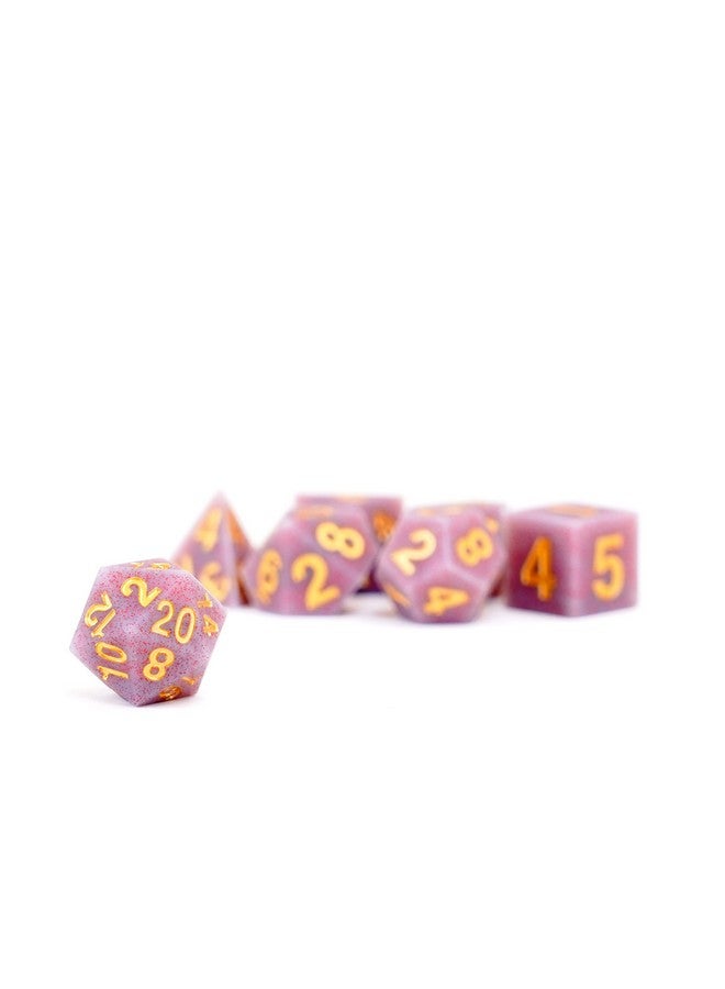 Metallic Dice Games Dice Games 16Mm Sharp Edge Silicone Rubber Poly Dnd Dice Set: Volcanic Soot Role Playing Game Dice For Dungeons And Dragons - Image 4