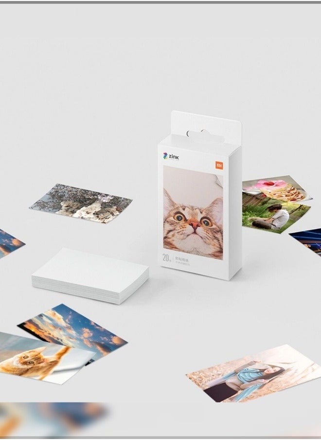 Xiaomi - Pocket photo printer, that is, pasted photo paper, Mijia photo printer, photo paper, outdoor portable color album, pocket printer, photo paper, 50 pieces - Image 1