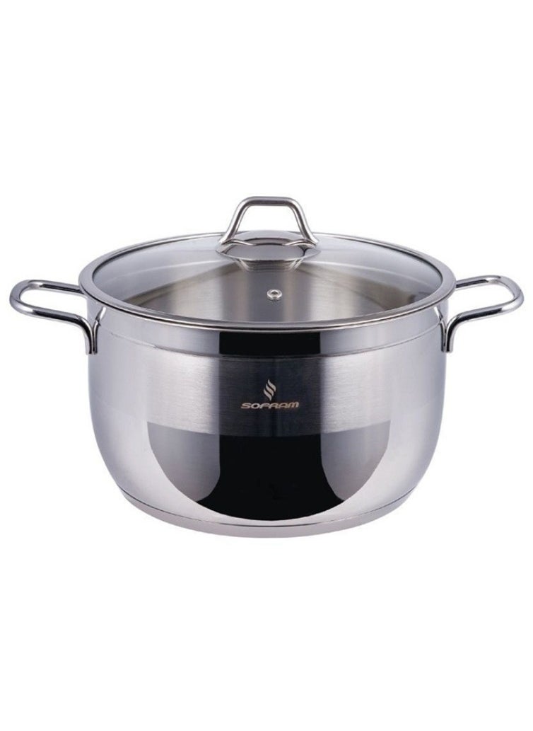 Sofram - Turkish 18/10 Stainless Steel Pot 30 Cm 11.70 Litre - Image 1