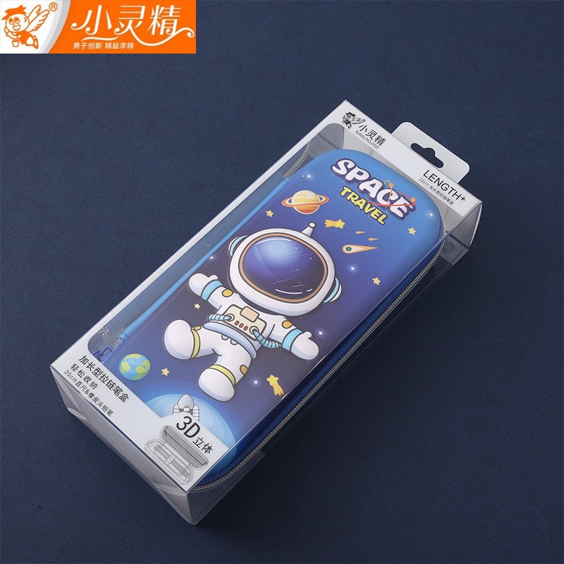 Small Spirit Pencil Case Cartoon Eva Student Pencil Case 3D Three-Dimensional Zipper Pencil Case Children'S Pencil Case A Generation Of Hair - Image 5