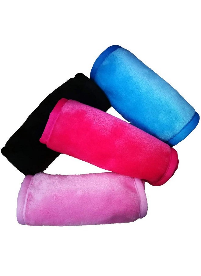 LU2000 - Pack Of 4 Nano Towels Makeup Remover Cosmetics Microfiber Pleasing Care Fresh Face Makeup Remover Face Cloths Soft Clean Towel Special Face Erase 4 Color - Image 1