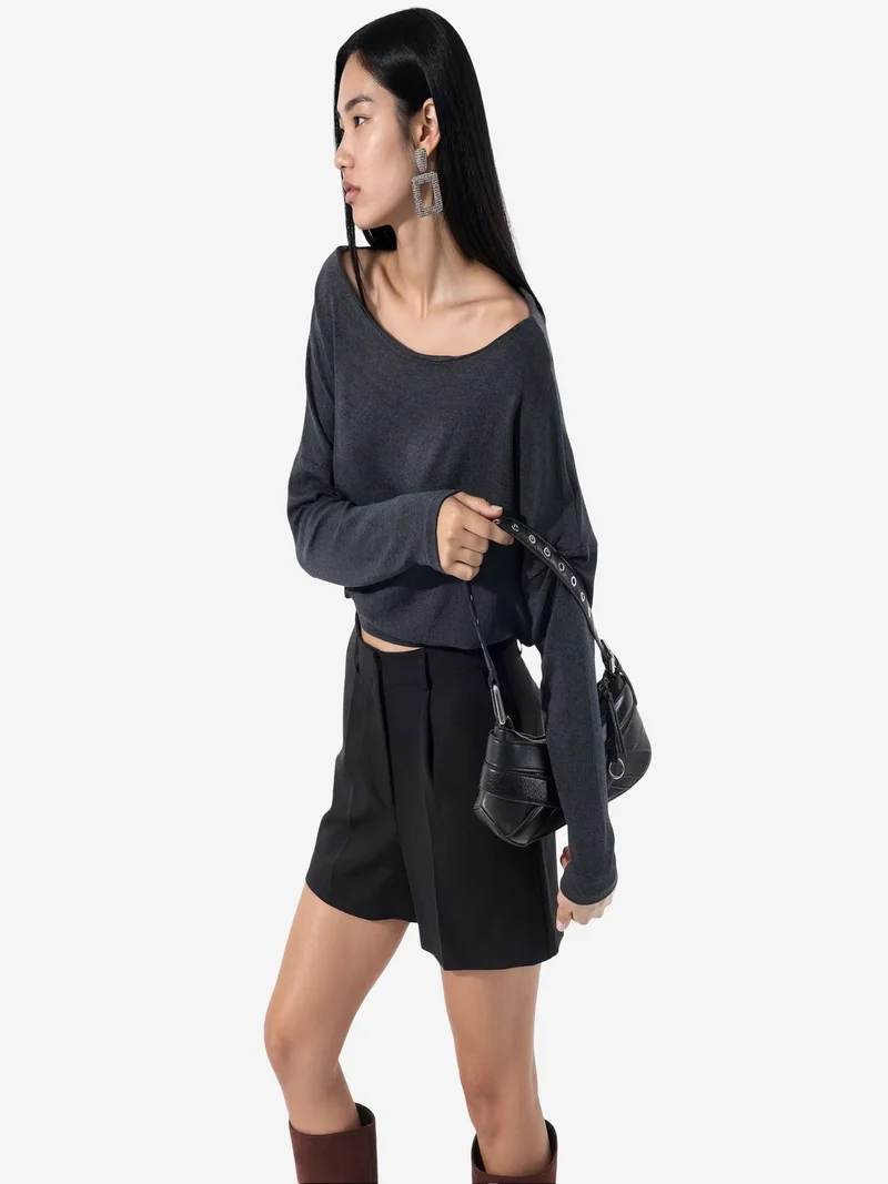 بوسيم BUSEM Women's Acrylic-Blend Blouse