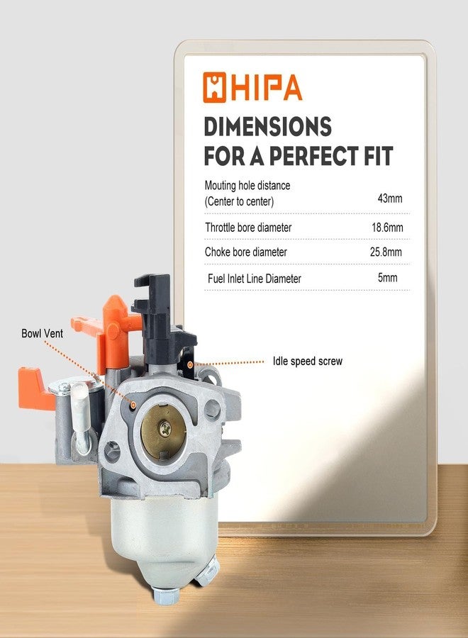 Hipa 0J35220126 Carburetor for Generac 2500-3000 PSI 196CC Pressure Washer - Image 3