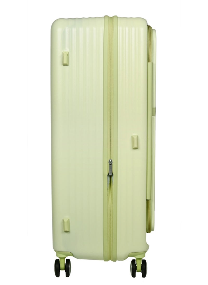 AMERICAN TOURISTER Trento + Suitcase, Check-In Size 81 cm / 30 inch, 4 Spinner Wheels, Hard Top, PC, Matcha Green|Book Opening|Expandable|TSA Lock|Waterproof Section - 3 Years International Warranty - Image 3