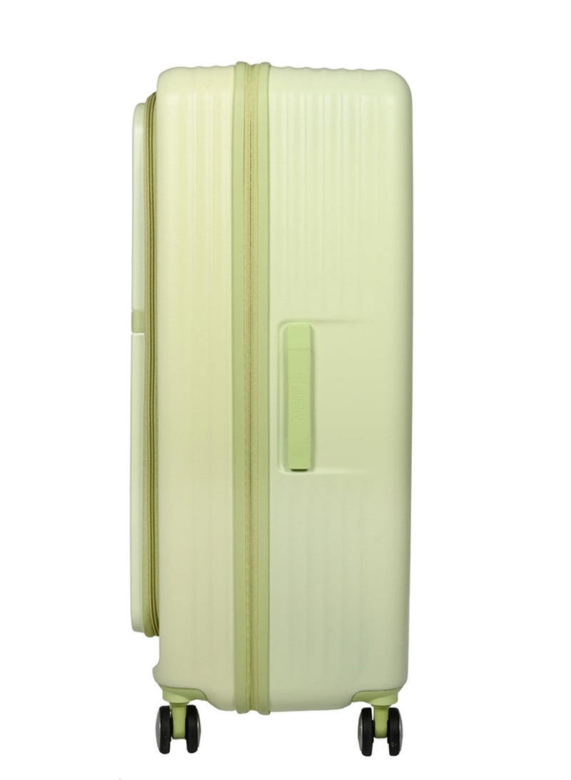 AMERICAN TOURISTER Trento + Suitcase, Check-In Size 81 cm / 30 inch, 4 Spinner Wheels, Hard Top, PC, Matcha Green|Book Opening|Expandable|TSA Lock|Waterproof Section - 3 Years International Warranty - Image 2