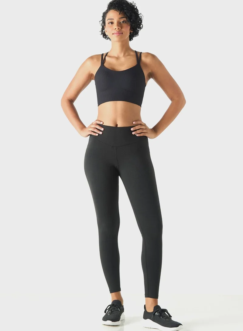 Kappa Logo Ribbed Bra