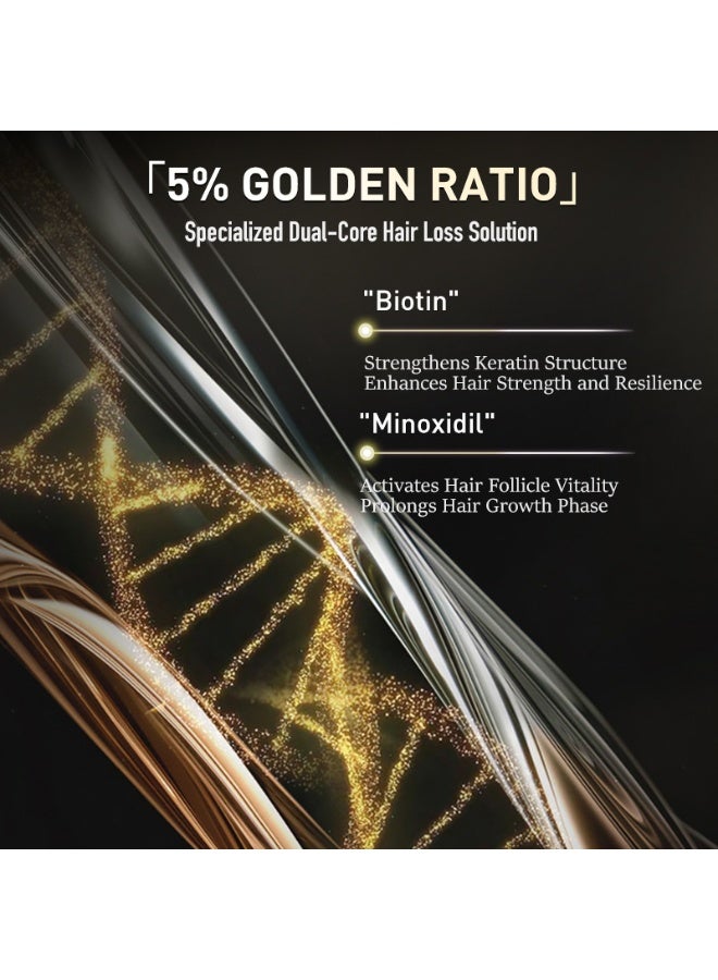 Kormesic كورميسيك ٥٪ مينوكسيديل وسيروم مينوكسيديل لفروة الرأس، ٣٠ مل × ٢ - Image 3