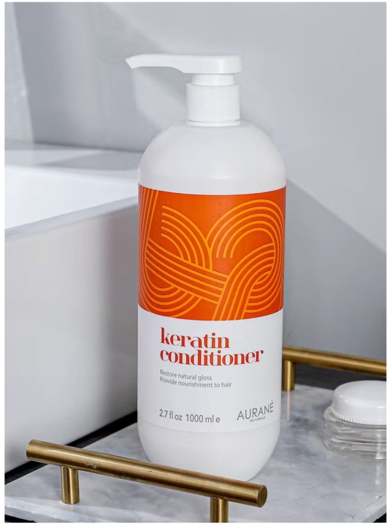 AURANE Keratin Conditioner 1000 ml (2.7 fl oz) – Keratin-Infused Hydrating & Repair Conditioner - Image 4