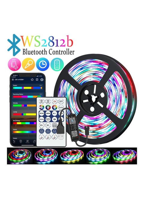 5V Fancy color USB light strip RGB Flash color change ws2812b Running horse breathing water desktop atmosphere led light belt 1-30M