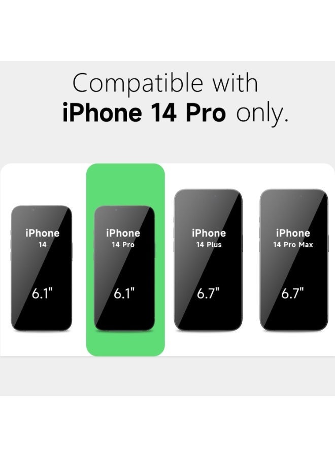 أكاليكس حافظة مغناطيسية لهاتف iPhone 14 Pro، متوافقة مع MagSafe، غطاء فاخر مطلي، حافظة هاتف شفافة ناعمة من مادة TPU مقاومة للصدمات، (أسود) - Image 2