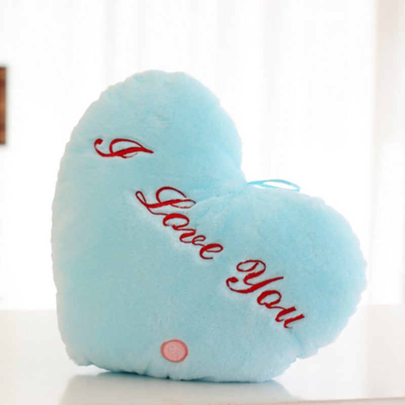 Colorful Glowing Star Plush Pillow with Music - Soft Decorative Toy  Gift