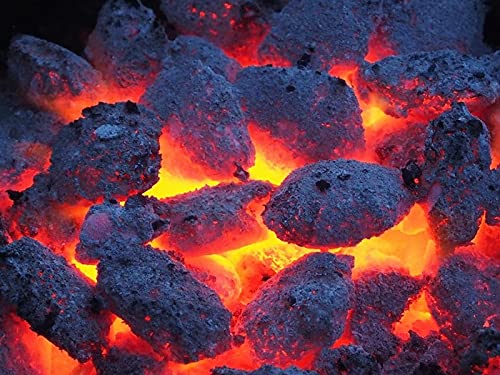 Maalavya Maalavya Natural BBQ Volcanic Lava Rock for Grill Gas Grill Barbeque and Tandoor 1 kg  - Image 1