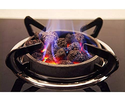 Maalavya Maalavya Natural BBQ Volcanic Lava Rock for Grill Gas Grill Barbeque and Tandoor 1 kg  - Image 4