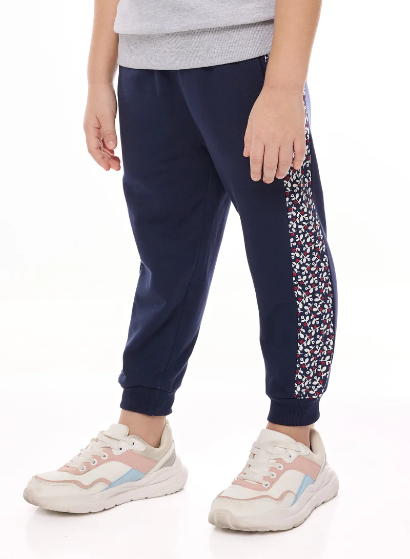 victor and jane Floral Sequins Top With Matching Joggers