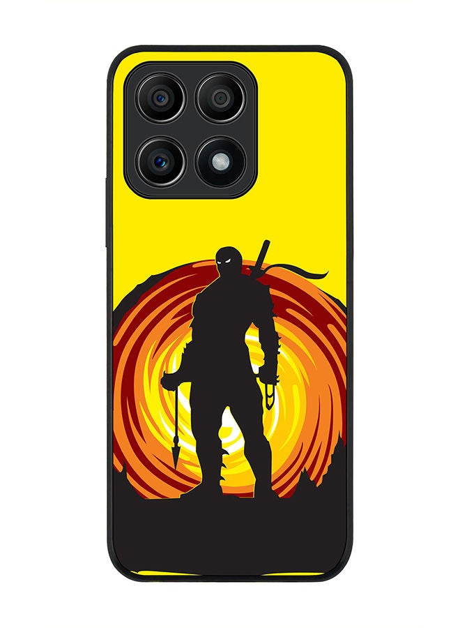 Rugged Black edge case for Honor X8A 4G Slim fit Soft Case Flexible Rubber Edges Anti Drop TPU Gel Thin Cover - Ninja Typhoon