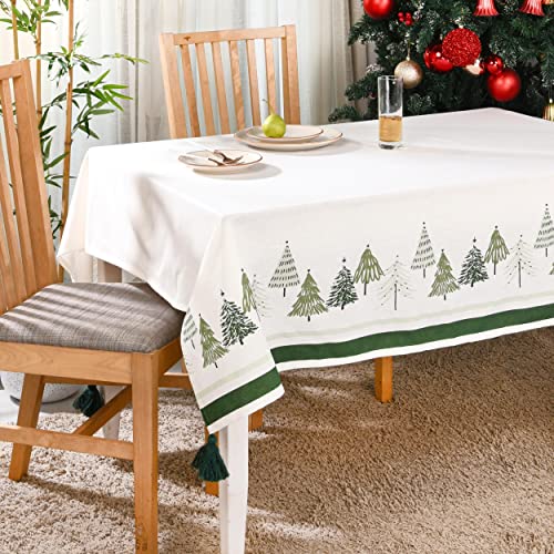 Folkulture Christmas Tablecloth or Dining Table Cover, 60 x 102 Inches, 100% Cotton Rectangle Tablecloth or Fabric Table Cloth for Xmas Decorations (A Christmas Story) - Image 1