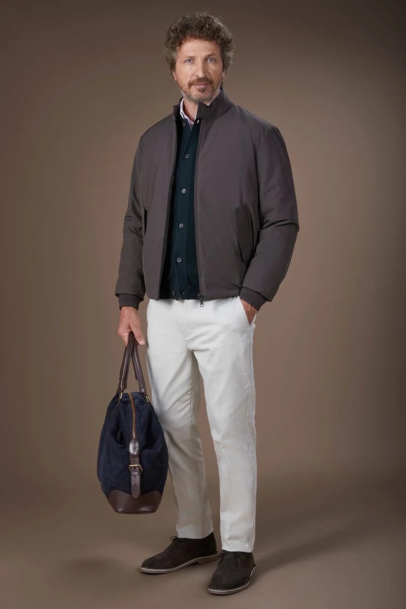 Doppelganger  Herrington men's padded jacket - Taupe for Men | Best Price UAE