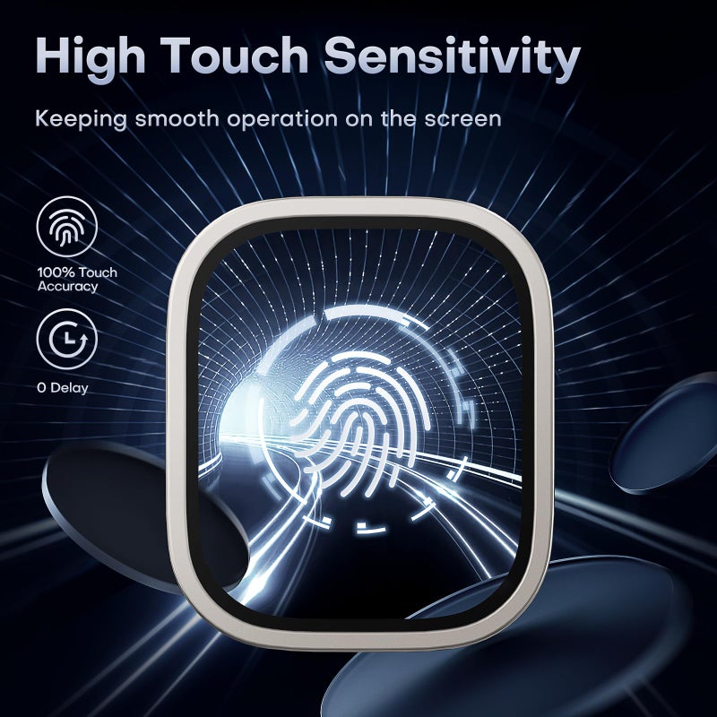 ال كي LϟK [2 Pack] for Apple Watch Ultra 3/2 /1 Screen Protector 49mm - Titanium - Image 4