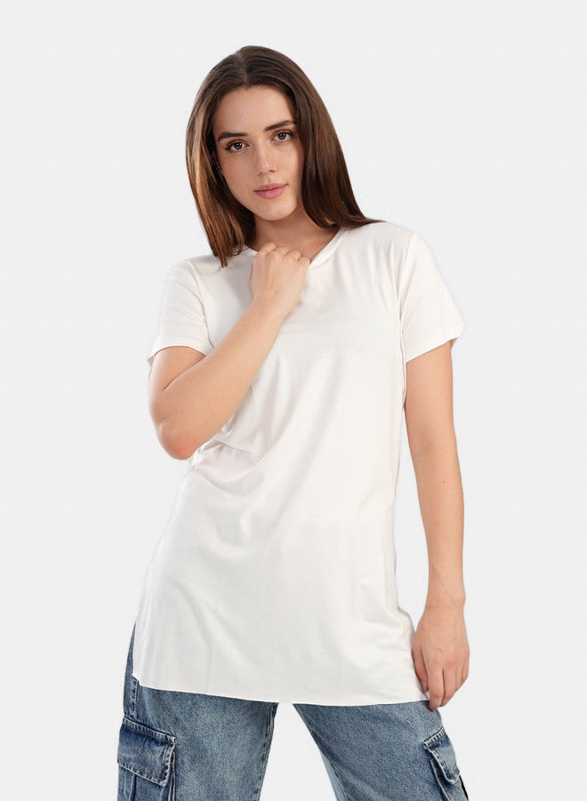Carina Chic Viscose Half-Sleeve Top - Image 1