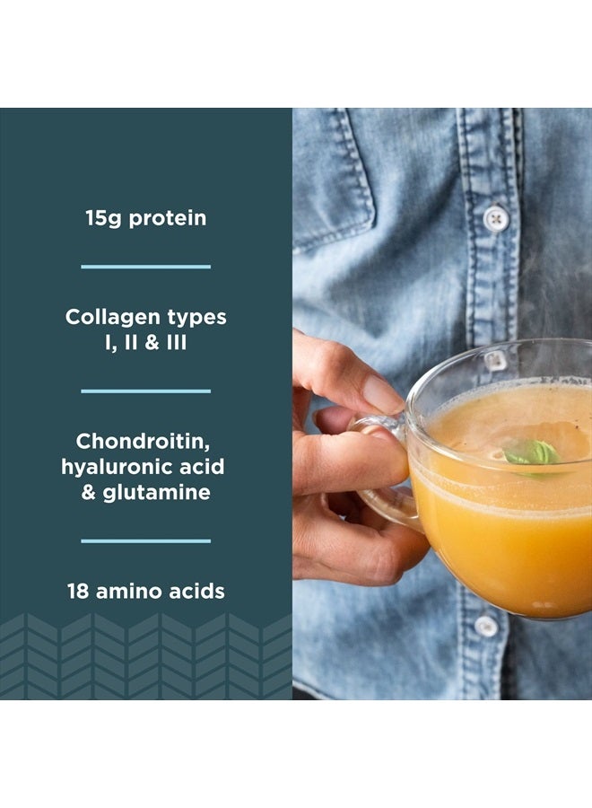 Ancient Nutrition Bone Broth Protein Powder, Chicken Soup, Grass-Fed Chicken and Beef Bone Broth Powder, 15g Protein Per Serving, Supports a Healthy Gut, 15 Servings - Image 3