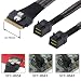 xiwai PCIE Ultraport Slimline SAS Slim 40 SFF8654 8i 74pin to Dual SFF8643 4i Mini SAS HD Cable PCIExpress - Image 2