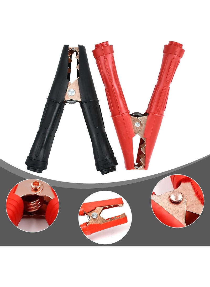 Alligator clips, alligator battery clamps for car jumper cables, battery cables, car and truck battery clamp charger accessories, 2-pack original battery cable clamps - Image 1